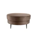 Möbelix Hocker Pistaccio Hellbraun Velorus, D: 80 Cm