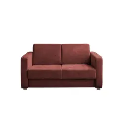 Schlafsofa Mia Mikrofaser, Koralle, B: 159 cm