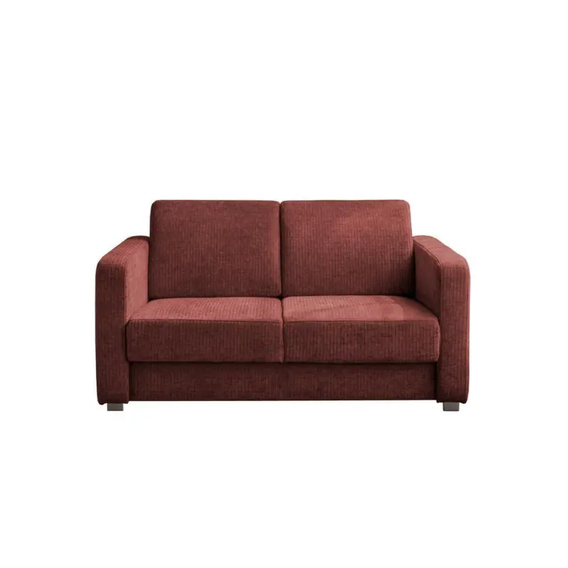Schlafsofa Mia Mikrofaser, Koralle, B: 159 cm