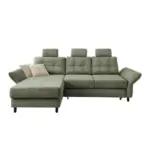 M&ouml;belix Ecksofa Brizzini Dunkelgr&uuml;n S: 176x250-280 cm