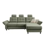 M&ouml;belix Ecksofa Brizzini Dunkelgr&uuml;n S: 250-280x176 cm