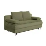 Möbelix Schlafsofa mit Bettkasten Ken Olivgrün