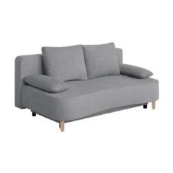 Schlafsofa mit Bettkasten Lara Graubraun