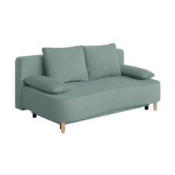 Schlafsofa mit Bettkasten Lara Blaugrau