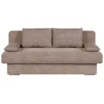 Möbelix Schlafsofa mit Bettkasten Bora Cappuccino