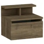 M&ouml;belix Nachtk&auml;stchen Walnuss Dekor H: 35 cm, Hades