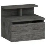 M&ouml;belix Nachtk&auml;stchen Graphitfarben H: 35 cm, Hades