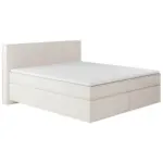 Möbelix Boxspringbett mit Topper Delia 180x200 cm Creme