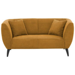 2-sitzer-sofa Colori Goldfarben, Rücken Echt