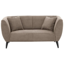 2-Sitzer-Sofa Colori Graubraun Rücken Echt