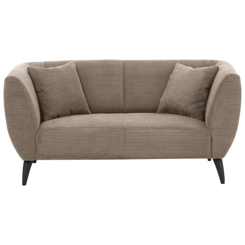 2-sitzer-sofa Colori Graubraun Rücken Echt