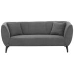 Möbelix 3-sitzer-sofa Colori Grau Rücken Echt