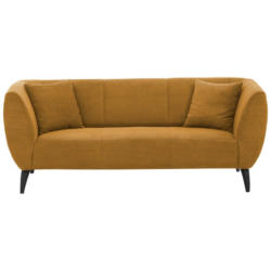 3-sitzer-sofa Colori Goldfarben, Rücken Echt