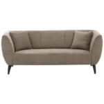 Möbelix 3-sitzer-sofa Colori Graubraun Rücken Echt