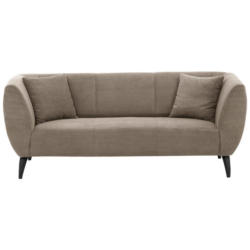 3-sitzer-sofa Colori Graubraun Rücken Echt