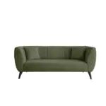 M&ouml;belix 3-sitzer-sofa Colori Gr&uuml;n R&uuml;cken Echt