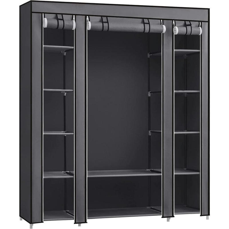 Stoffschrank B: 150 Cm Schwarz