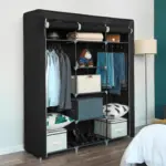 Möbelix Stoffschrank B: 150 Cm Schwarz