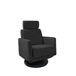 Relaxsessel Centrale T: 87-154 cm, Schwarz