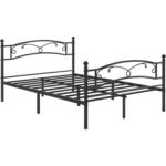 Möbelix Metallbett B: 140 cm Schwarz