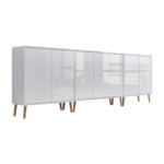 Möbelix Sideboard Mailand 6 B: 263,5 Cm Weiß