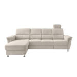 Möbelix Ecksofa mit Relaxfunktion Parole Beige Chenille