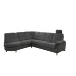 Möbelix Ecksofa mit Relaxfunktion Parole Anthrazit Chenille