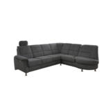 Möbelix Ecksofa mit Relaxfunktion Parole Anthrazit Chenille