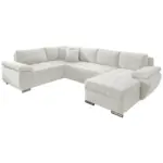 Möbelix Wohnlandschaft Mit Bettkasten Terana Creme Mikrofaser