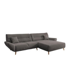 Ecksofa Drago Graubraun S: 290x166 Cm