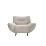 M&ouml;belix Sessel Drago Beige B/H/T: 111/81/90 cm