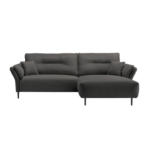 Möbelix Ecksofa Piatelli Schwarz S: 269x172 Cm