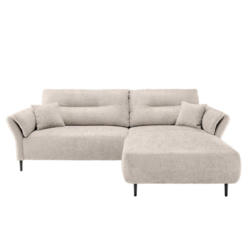 Ecksofa Piatelli Weiß S: 269x172 Cm