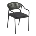 Möbelix Gartensessel Lily Metall/Kunststoff/Textil