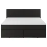 M&ouml;belix Boxspringbett Mit Topper Delia 140x200 Cm Graphitfarben