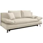 Möbelix Schlafsofa Dale Beige B: 208 cm