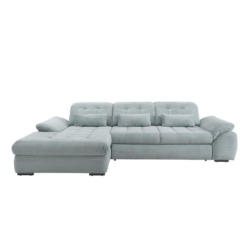 Ecksofa Mit Bettkasten Rigatti Blau S: 184x314 Cm