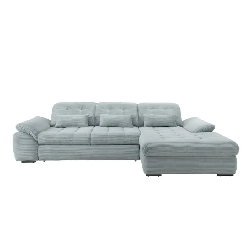 Ecksofa Mit Bettkasten Rigatti Hellblau S: 314x184 Cm