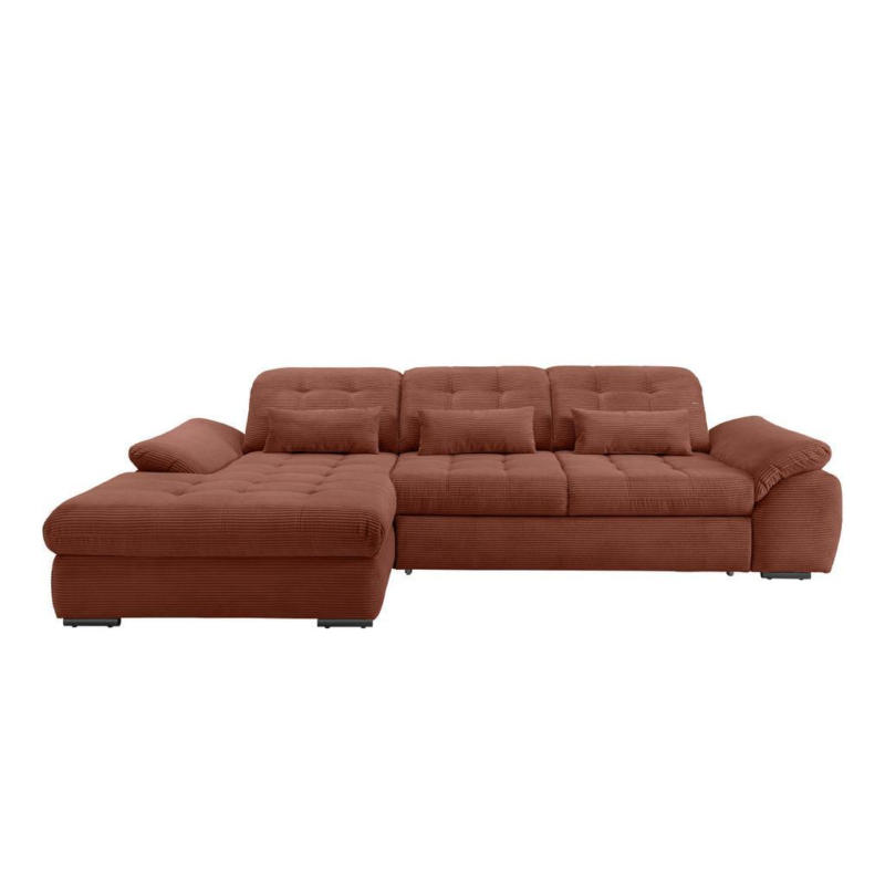 Ecksofa Mit Bettkasten Rigatti Koralle S: 184x314 Cm