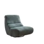 Möbelix Sessel Lucera Blaugrau 360° drehbar, B: 74 cm