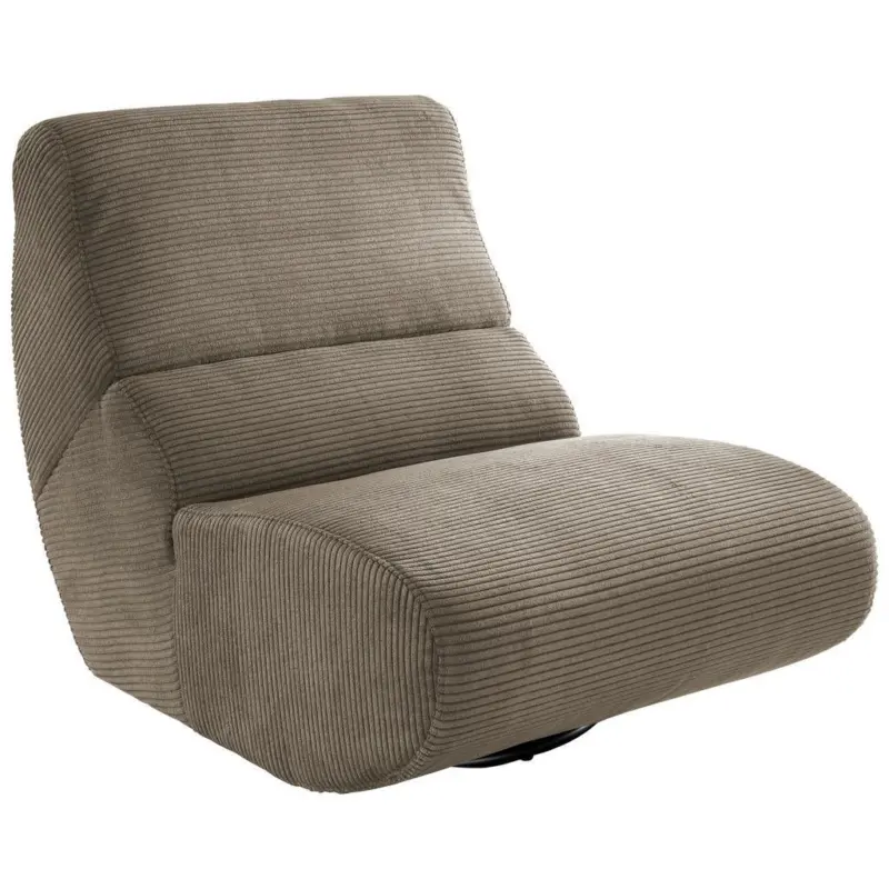 Sessel Lucera Graubraun 360° Drehbar, B: 74 Cm