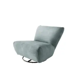 Xxl-sessel Cremallo Hellblau 360° Drehbar, B: 95 Cm