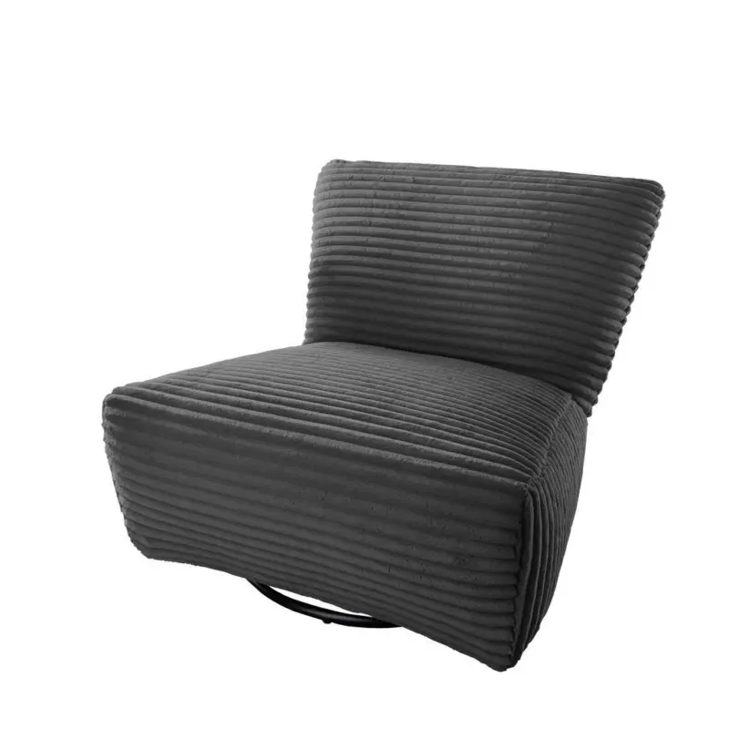 Xxl-sessel Cremallo Anthrazit 360° Drehbar, B: 95 Cm