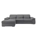 Möbelix Ecksofa Inkl. Bettkasten Milian Graubraun,s: 188x295 Cm