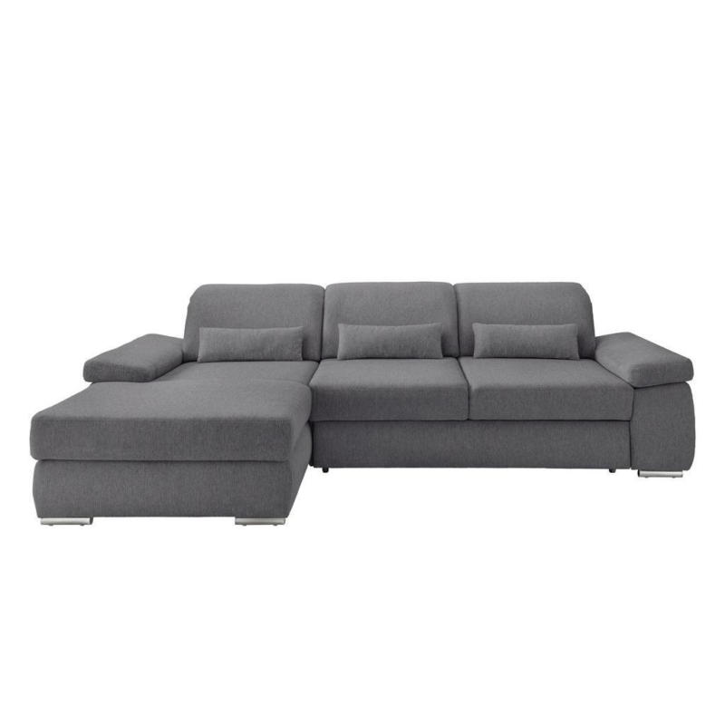 Ecksofa Milian Graubraun,s: 188x295 cm