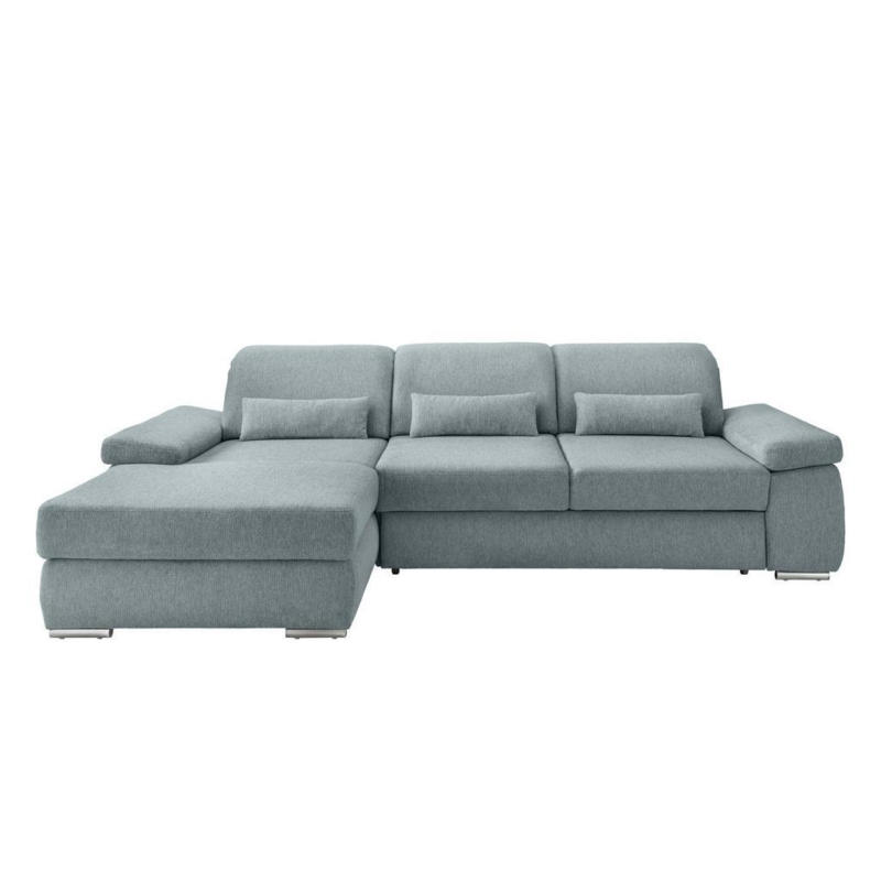 Ecksofa Inkl. Bettkasten Milian Mintgrün,s: 188x295 Cm