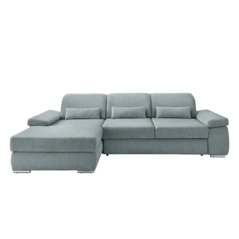 Ecksofa Milian Mintgrün, S: 188x295 Cm
