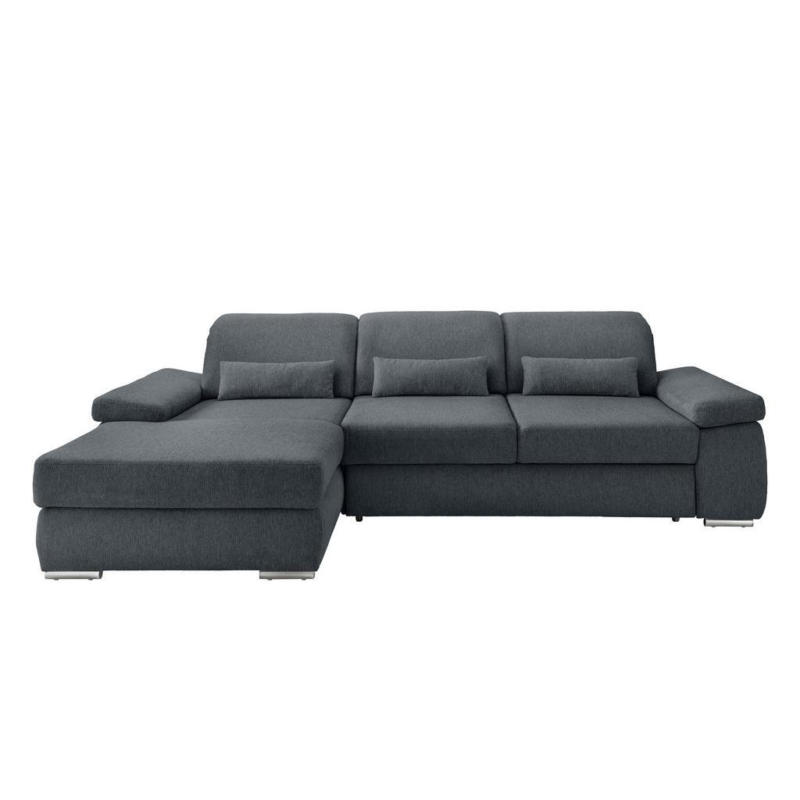 Ecksofa Milian Anthrazit,s: 188x295 cm