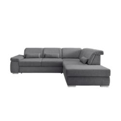 Ecksofa Inkl. Bettkasten Milian Graubraun,s: 297x250 Cm