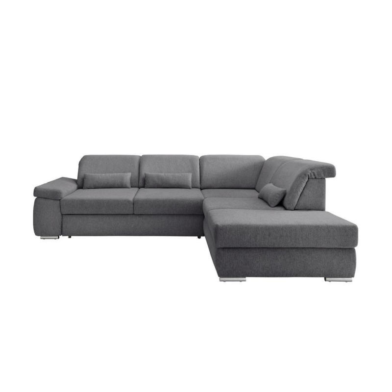 Ecksofa inkl. Bettkasten Milian Graubraun,s: 297x250 cm